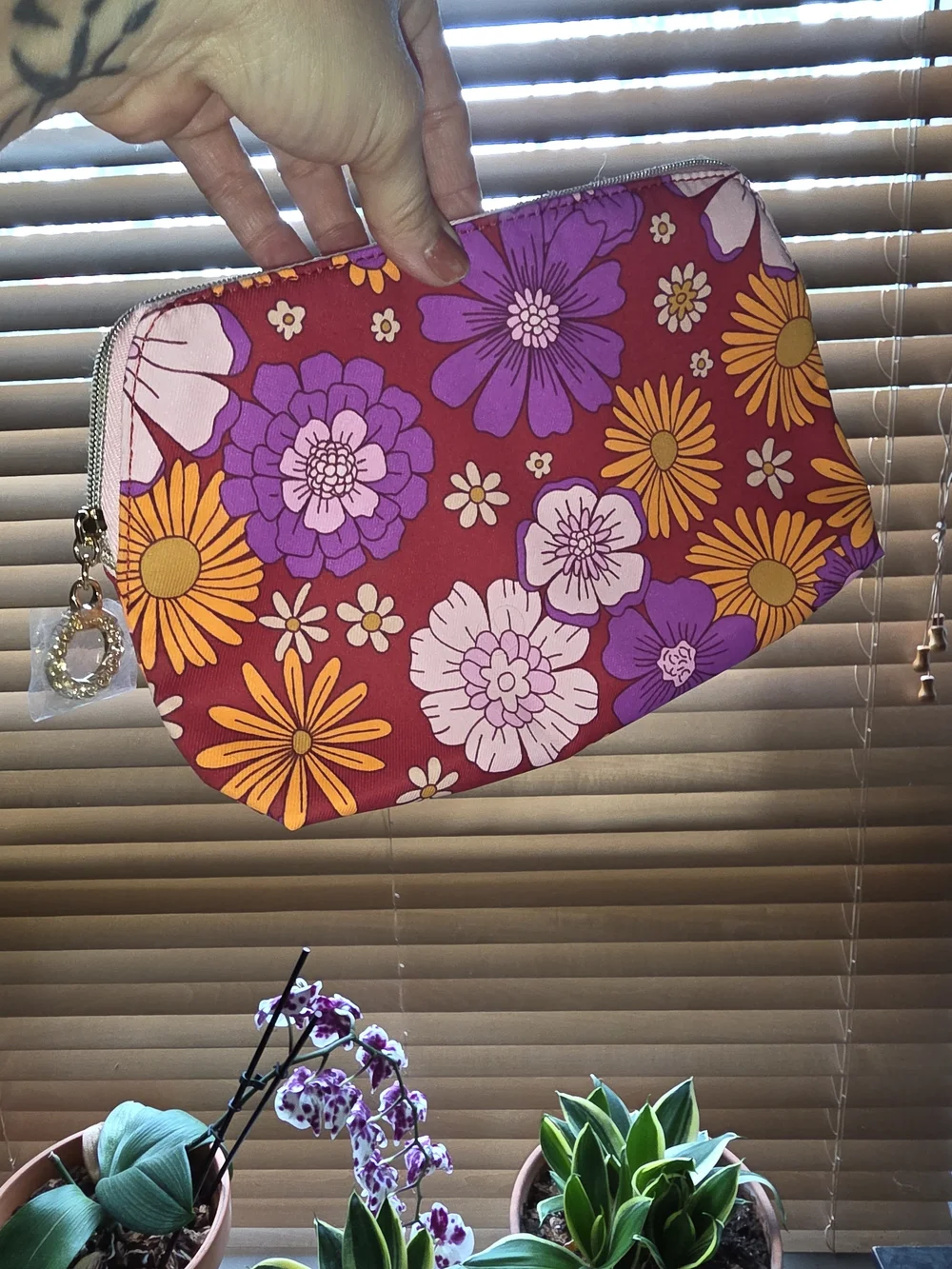 Estee Lauder Floral Cosmetic Bag